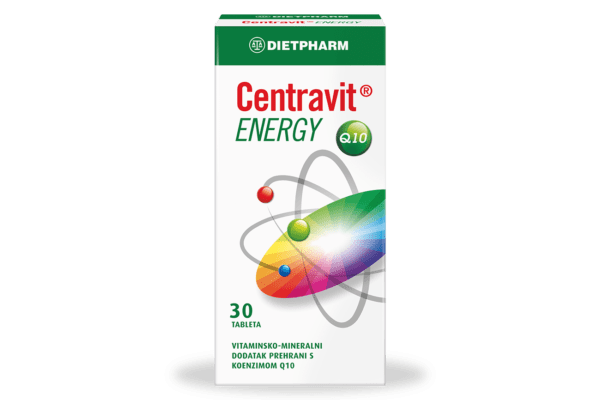 Dietpharm Centravit energy Q10 30 tableta