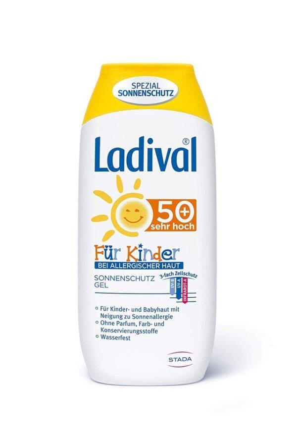 Ladival gel za suncanje za djecu koza sklona alergijama SPF 50