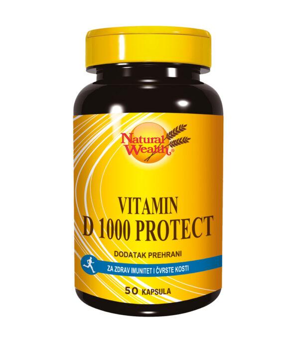 Natural Wealth vitamin D 1000 protect 50 cps