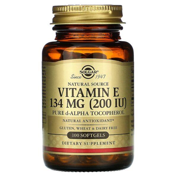 Solgar Vitamin E 200 IU 50 kapsula