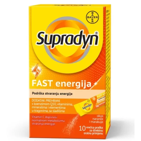 Supradyn Q10 fast energy 10 vrecica